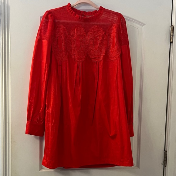 Amazon Dresses & Skirts - Elegant Red Lace Dress